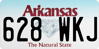 AR license plate 628WKJ