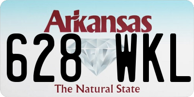 AR license plate 628WKL