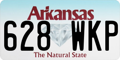 AR license plate 628WKP