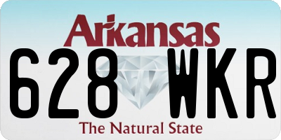 AR license plate 628WKR