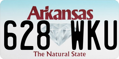 AR license plate 628WKU
