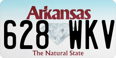 AR license plate 628WKV