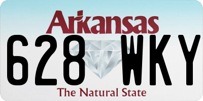 AR license plate 628WKY