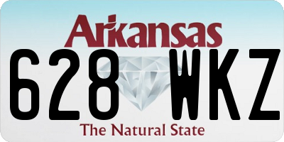 AR license plate 628WKZ