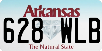AR license plate 628WLB