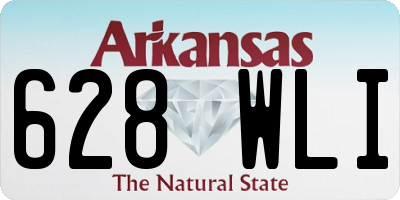 AR license plate 628WLI