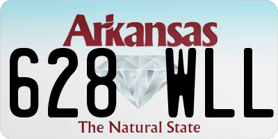 AR license plate 628WLL