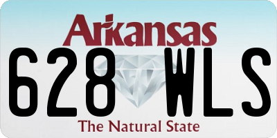 AR license plate 628WLS