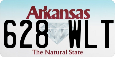 AR license plate 628WLT