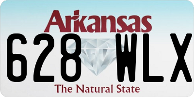 AR license plate 628WLX