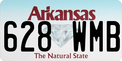 AR license plate 628WMB