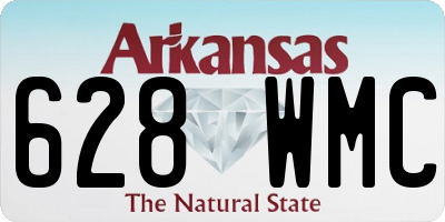 AR license plate 628WMC