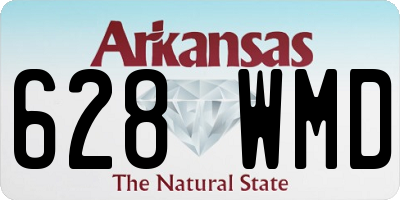 AR license plate 628WMD