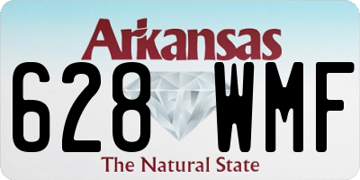 AR license plate 628WMF