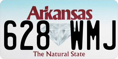 AR license plate 628WMJ