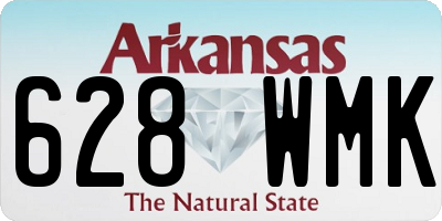 AR license plate 628WMK