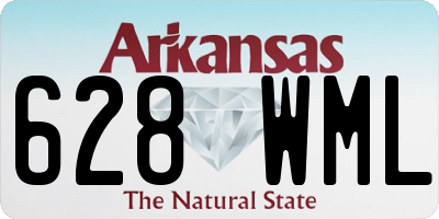 AR license plate 628WML