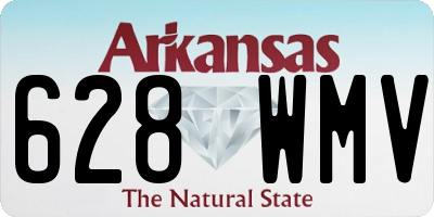 AR license plate 628WMV
