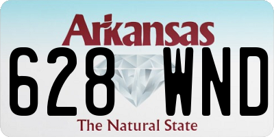AR license plate 628WND