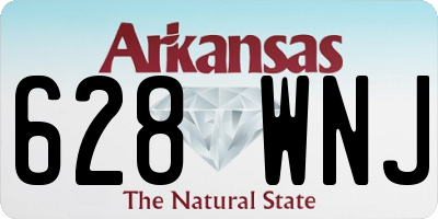 AR license plate 628WNJ