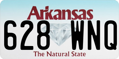 AR license plate 628WNQ