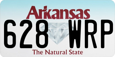 AR license plate 628WRP