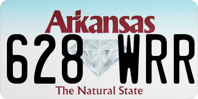 AR license plate 628WRR