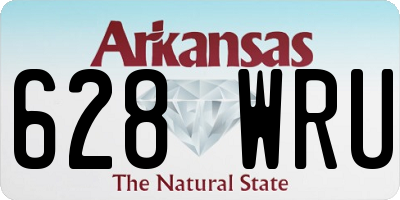 AR license plate 628WRU