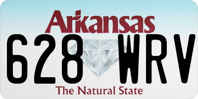 AR license plate 628WRV