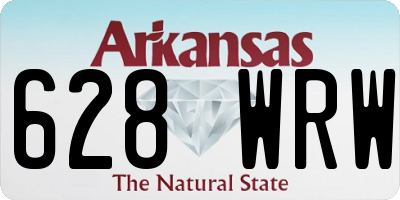 AR license plate 628WRW