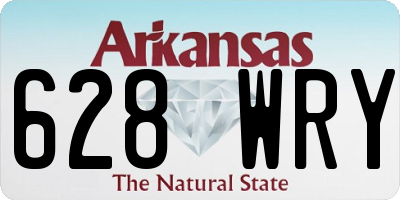 AR license plate 628WRY