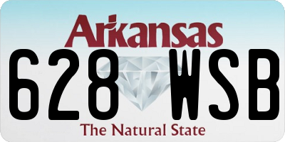 AR license plate 628WSB