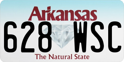 AR license plate 628WSC