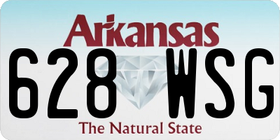 AR license plate 628WSG