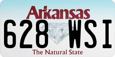AR license plate 628WSI