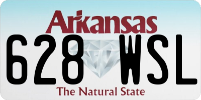 AR license plate 628WSL