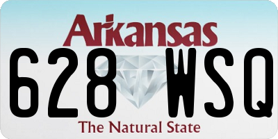 AR license plate 628WSQ