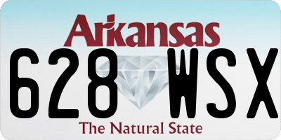 AR license plate 628WSX