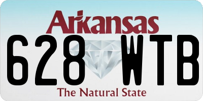AR license plate 628WTB