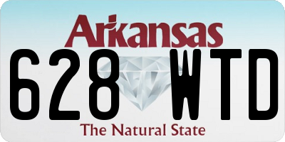 AR license plate 628WTD