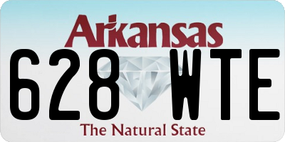AR license plate 628WTE