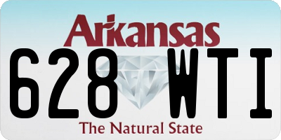 AR license plate 628WTI