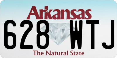 AR license plate 628WTJ