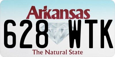 AR license plate 628WTK