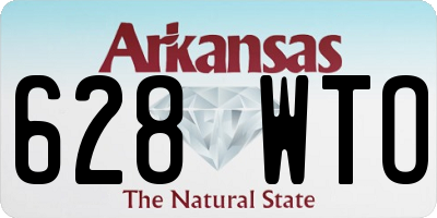AR license plate 628WTO