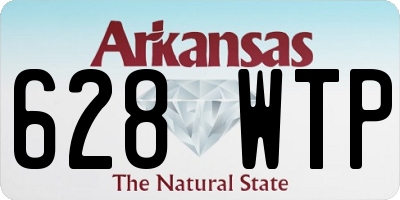 AR license plate 628WTP
