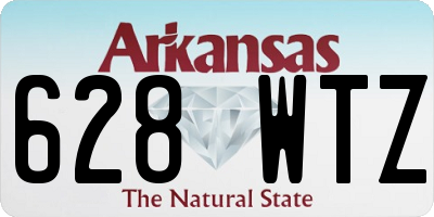 AR license plate 628WTZ