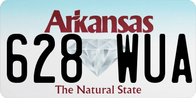 AR license plate 628WUA