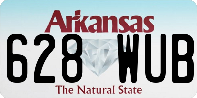 AR license plate 628WUB