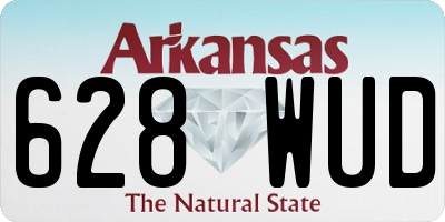 AR license plate 628WUD
